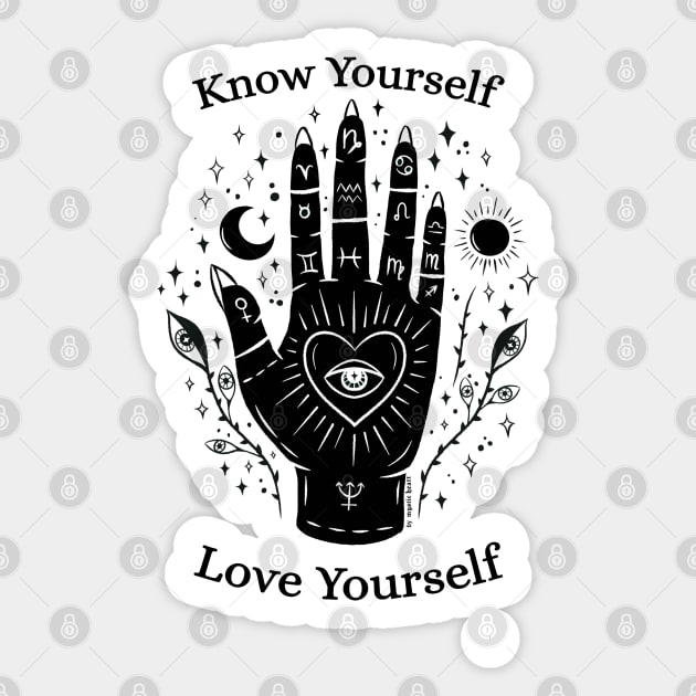 know yourself, love yourself Sticker by Mystic Heart